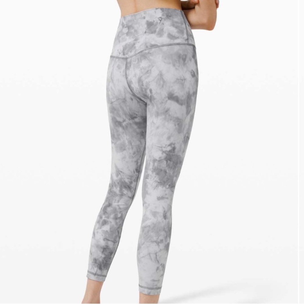 lululemon athletica Gray Marble High-Rise Leggings